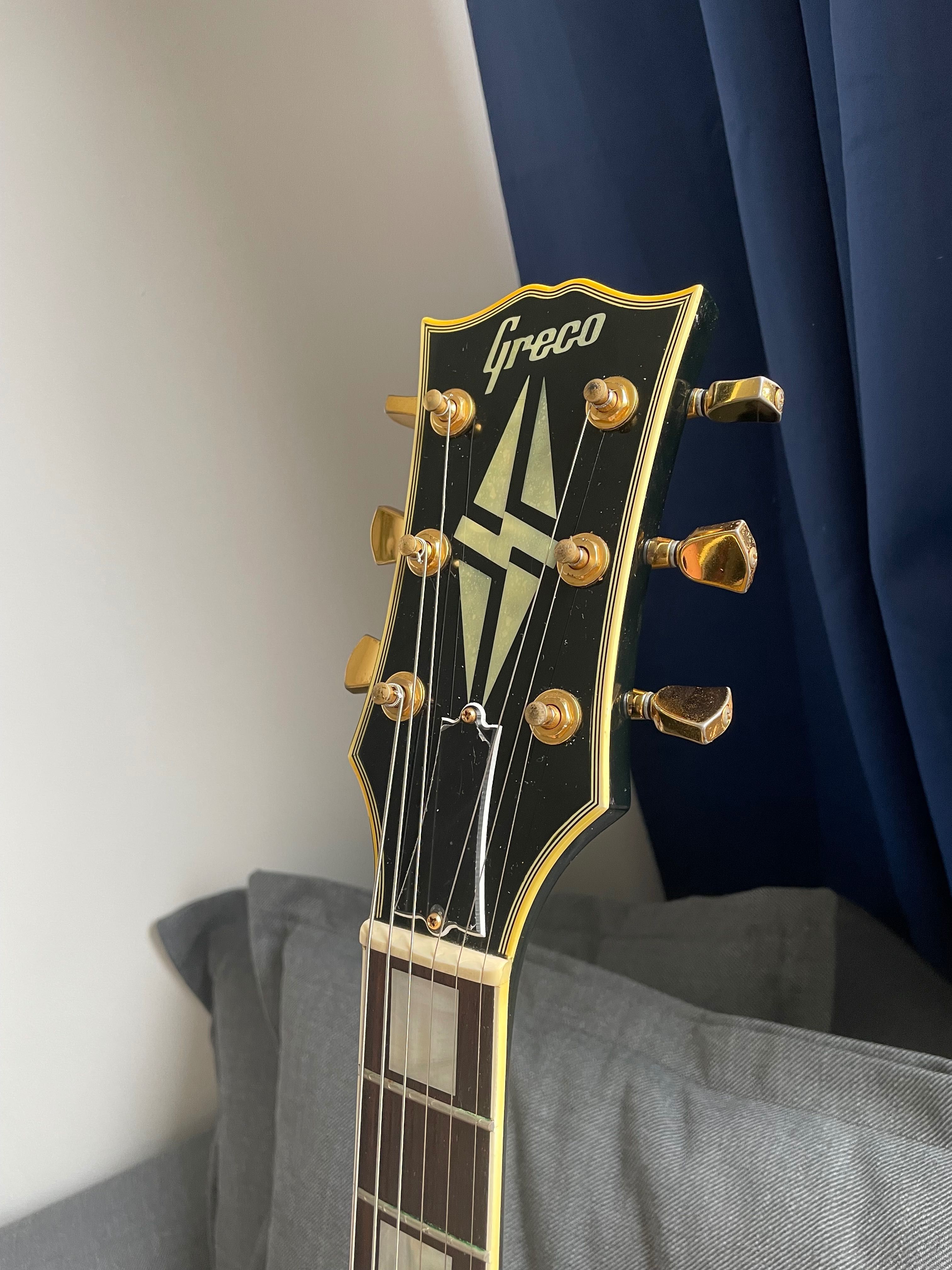 1992 Greco Black Beauty Les Paul Custom - mij - Japan