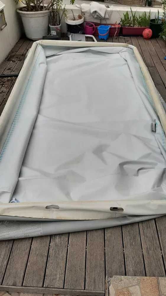 Piscina Intex + Bomba Usada