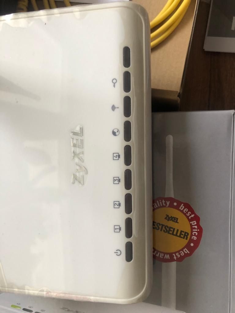 Zyxel NBG-418N router bezprzewodowy Biały