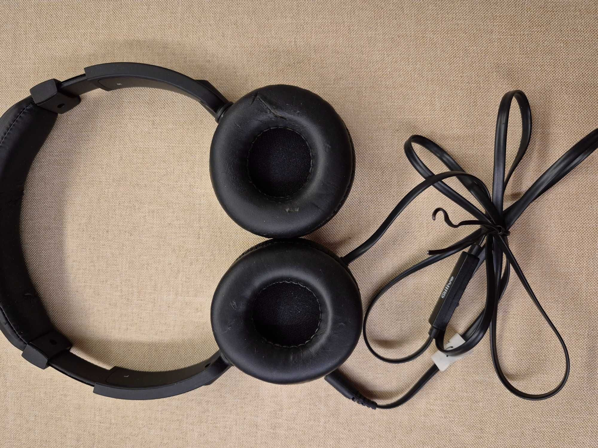 Conjunto de dois auscultadores/phones com fio, marca Mitsai e Qilive