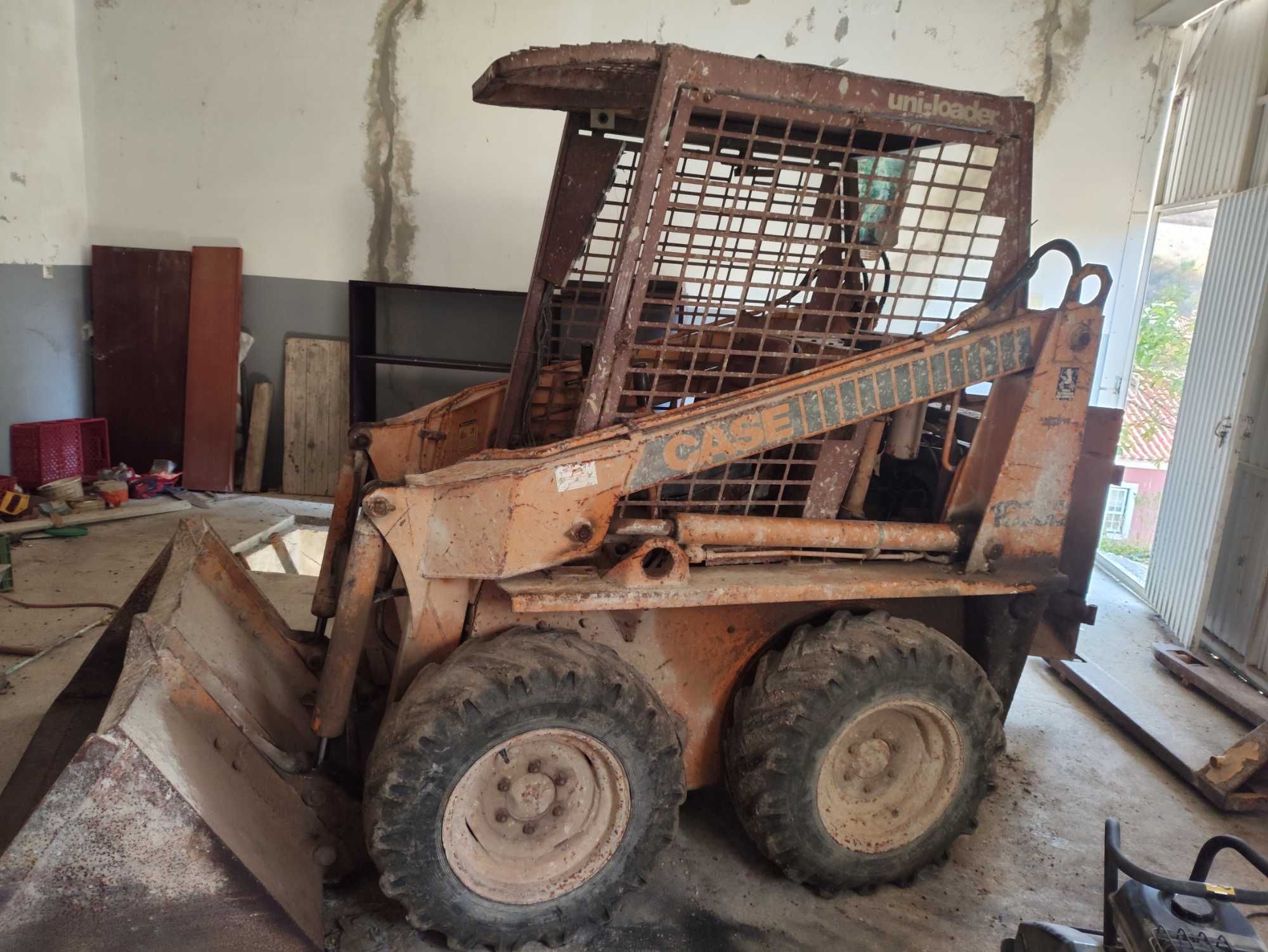 Bobcat case a trabalhar