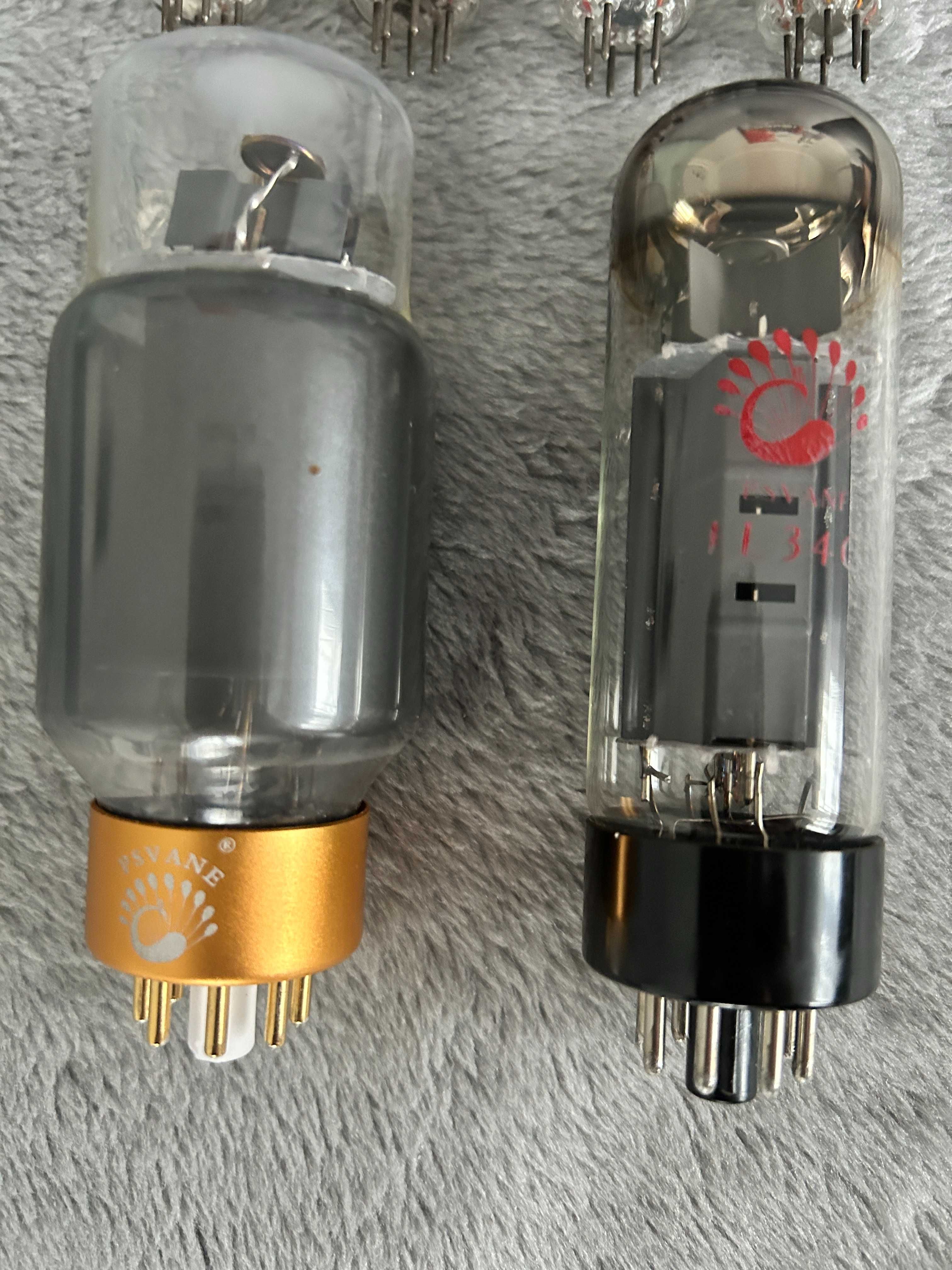 Lampy do wzmacniacza 6F32=6Ж1П=EF95 Tesla + Pshave 6CA7-TII + EL34