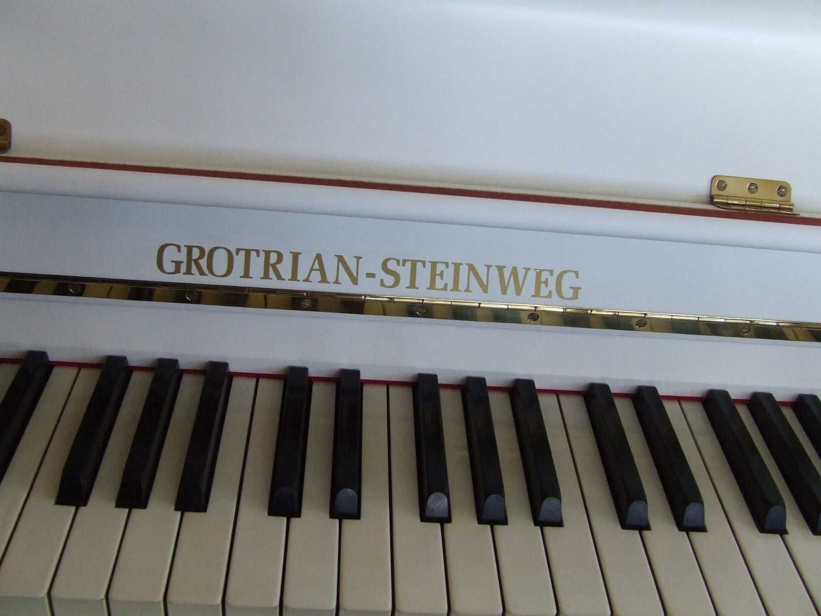 Pianino Grotrian Steinweg mod 110 po renowacji, białe