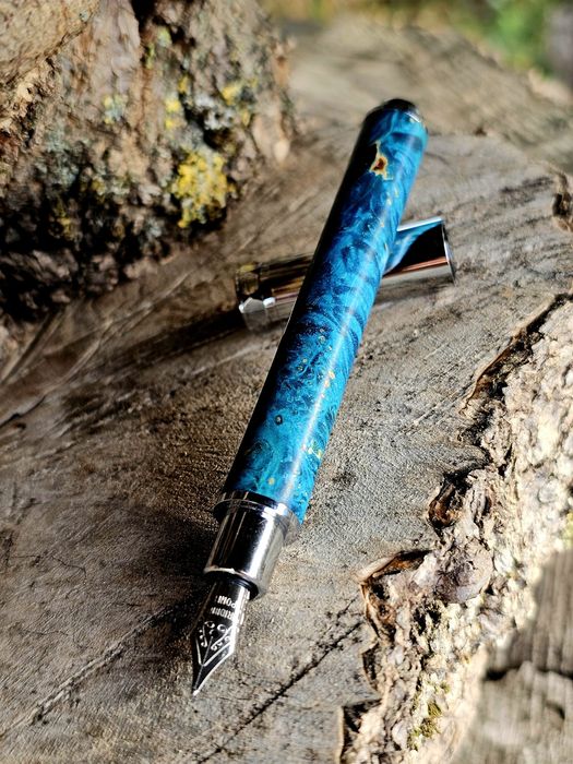 Pióro Magnetic Silver P02 drewno stabilizowane