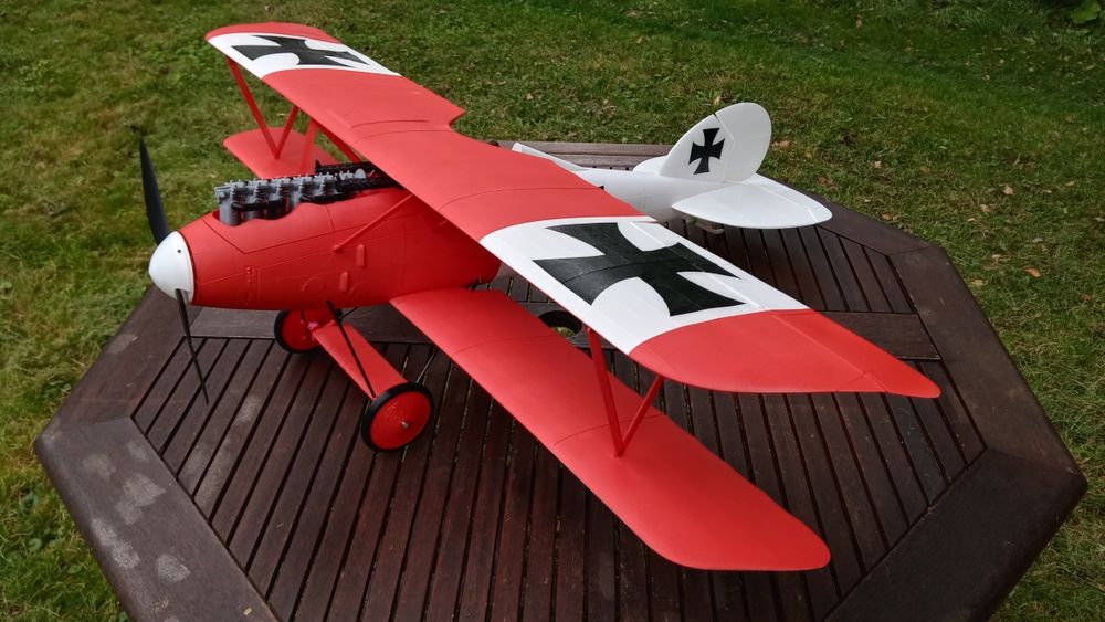 ALBATROS D.Va nowy samolot RC (druk 3D)