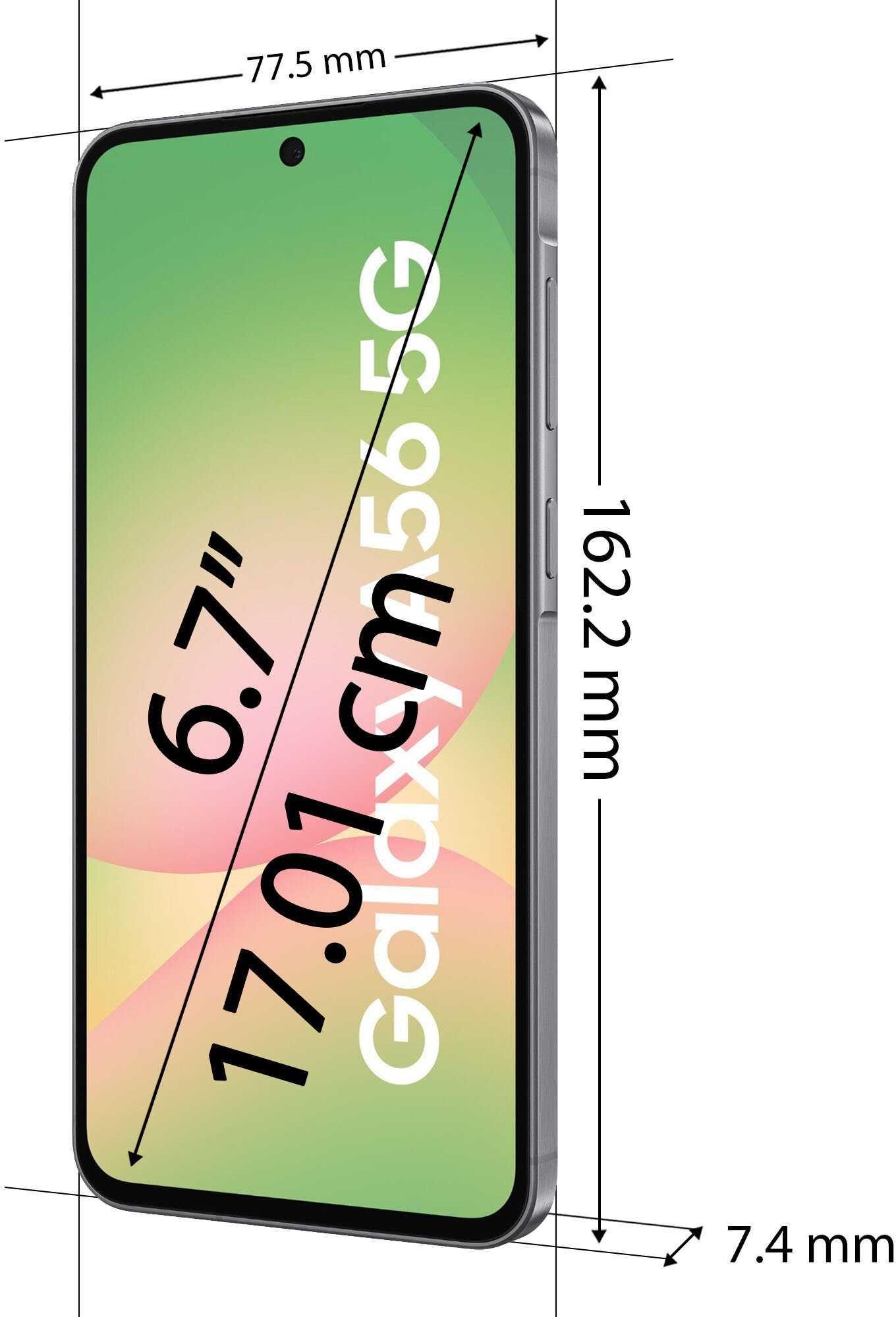 Smartfon SAMSUNG Galaxy A56 5G 8/256GB 6.7" 120Hz Grafitowy SM-A566