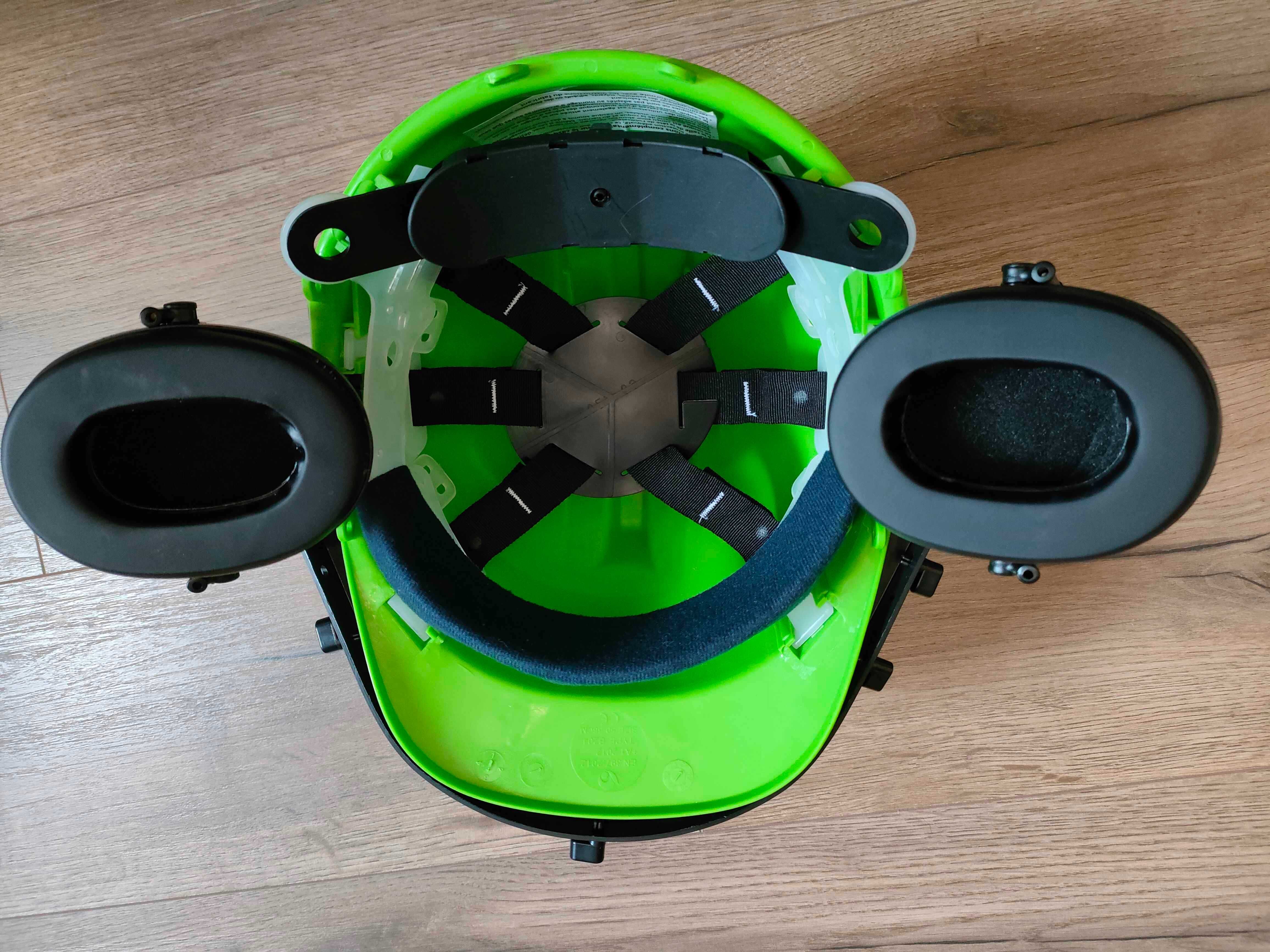 Kask ochronny leśny dla drwala, pilarza 3 w 1