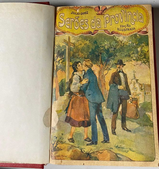 Livro Encadernado Ref Par 2- Julio Diniz - Serões da Provincia