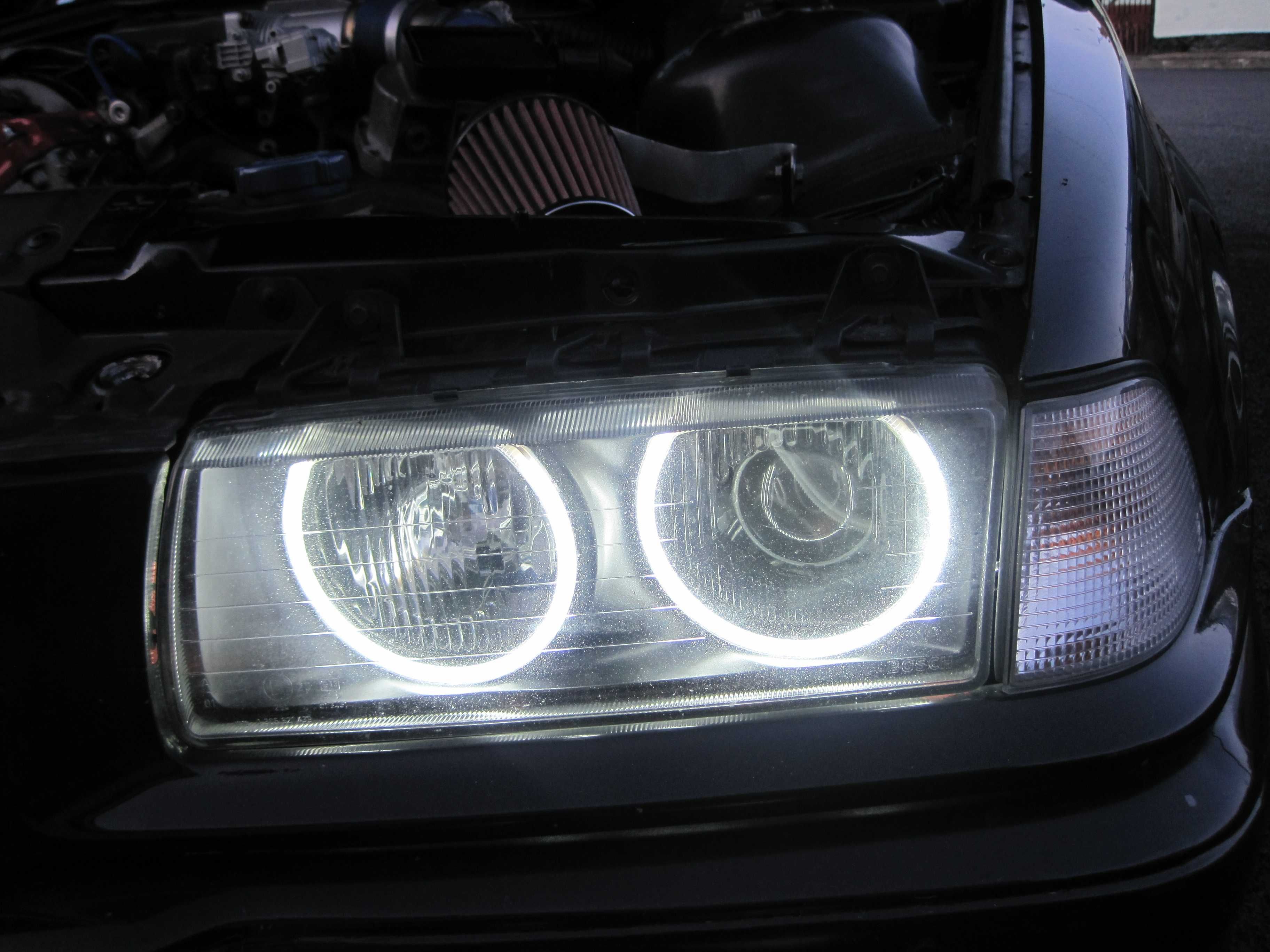 Ringi Angel Eyes CCFL do BMW E36 E38 E39 E46 światła do jazdy dziennej