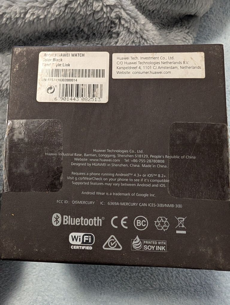 Huawei watch 1 edição Saphira