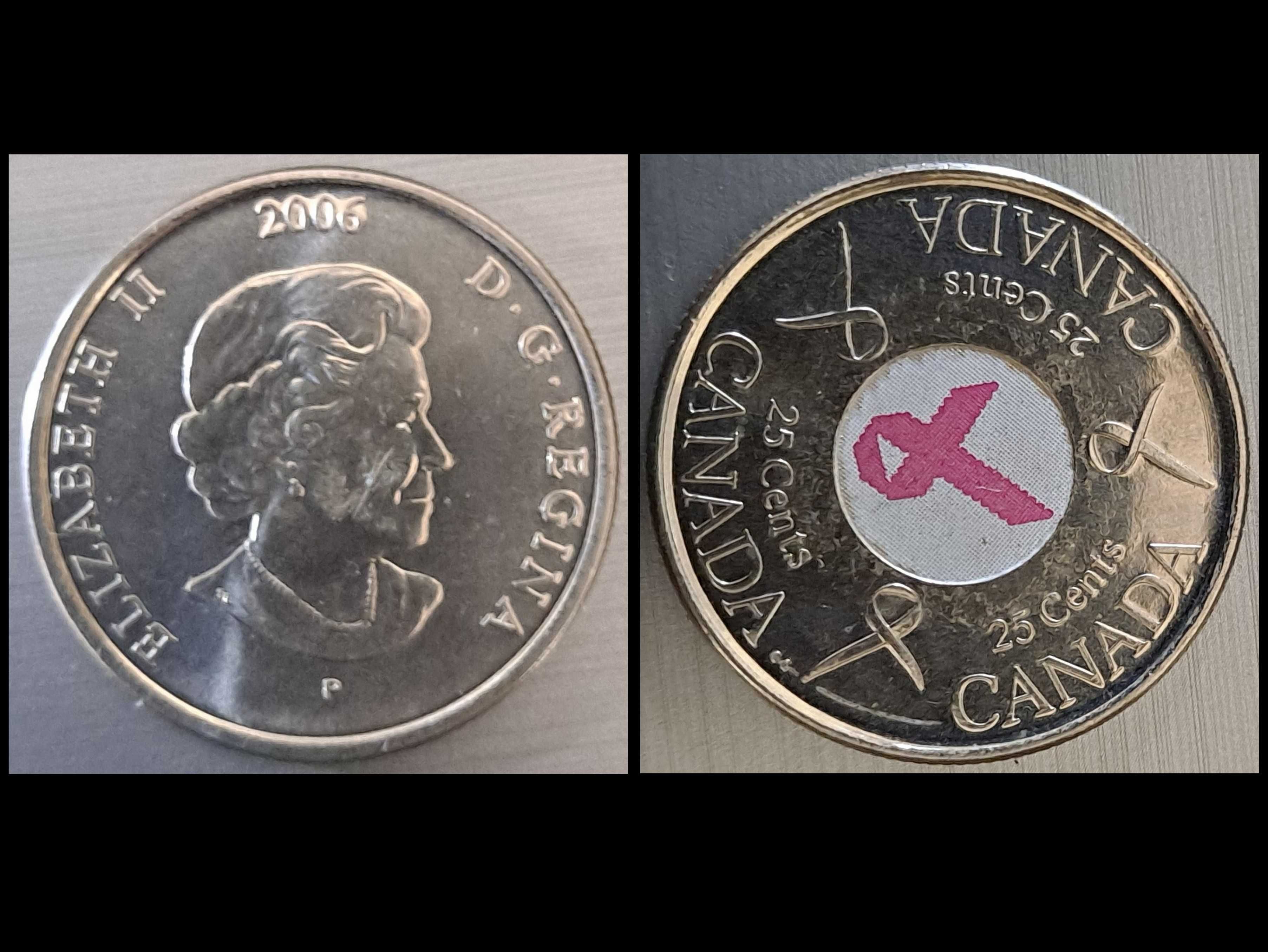 moneta - 25 centów - Kanada - stop: stal pokryta niklem - 2006 r.