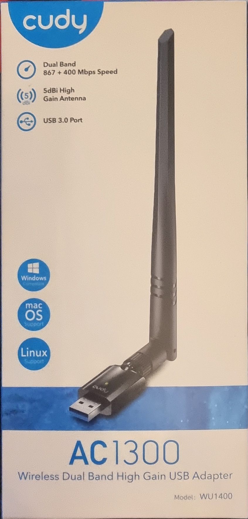 Wifi Adapter Wireless cudy AC1300