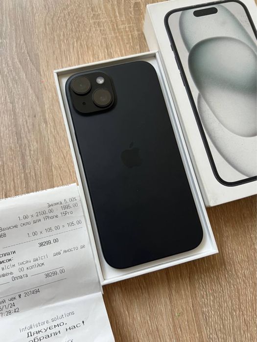 IPhone 15 на 128Gb Black Titanium