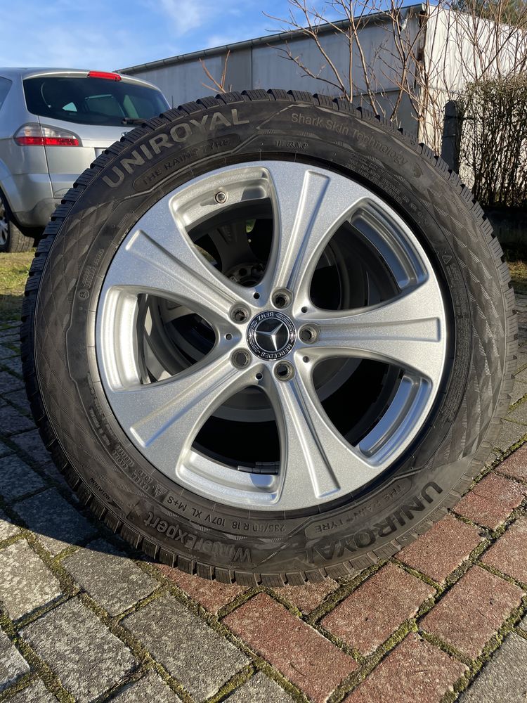 Koła ,felgi aluminiowe oryginalne Mercedes GLC ,Uniroyal 235/60/18