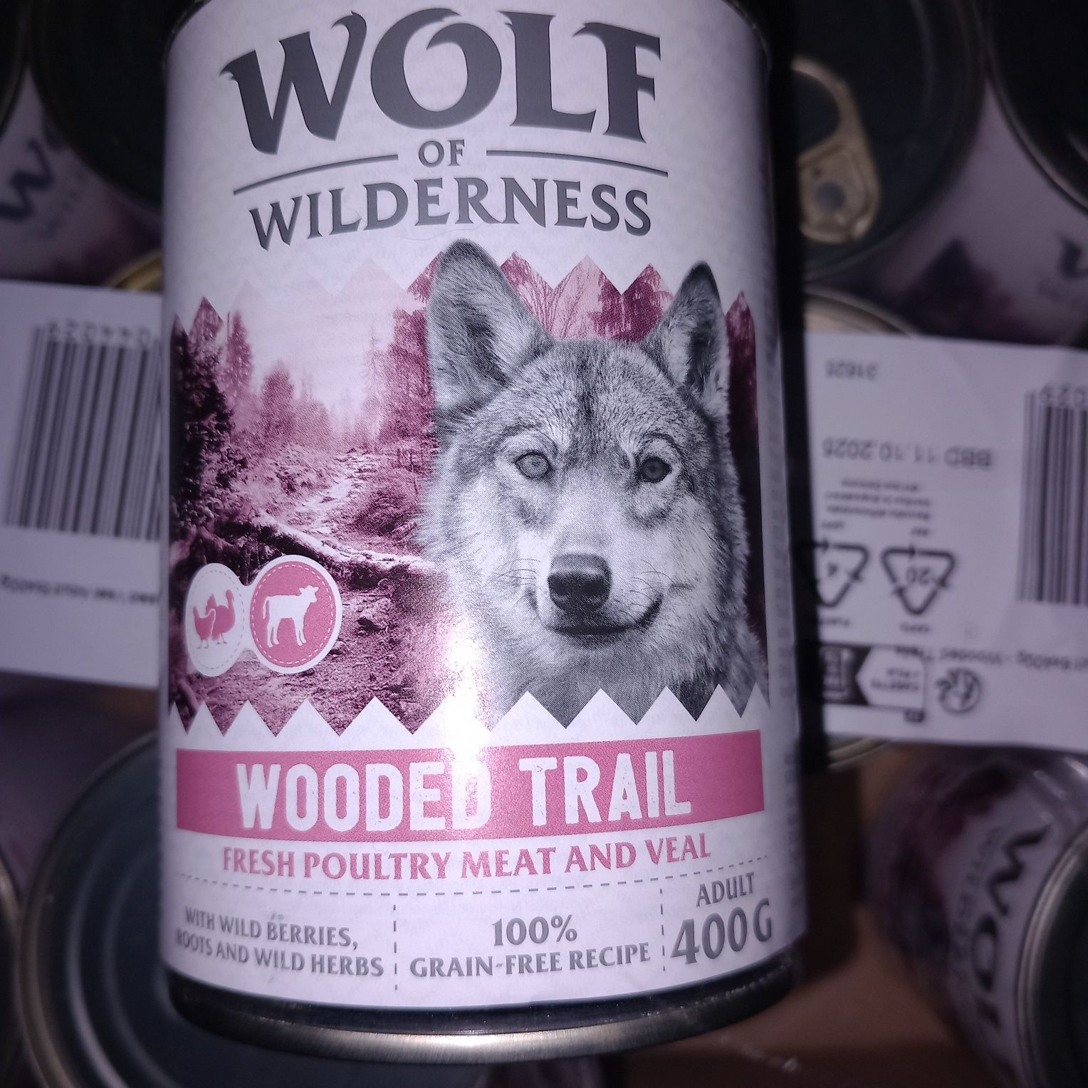 Karma dla psów Wolf of Wilderness 6x400g