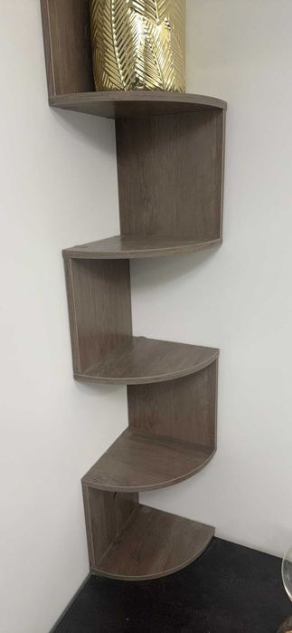 Loftowa narożna półka kwietnik dekoracja ścienna 5 poziomów