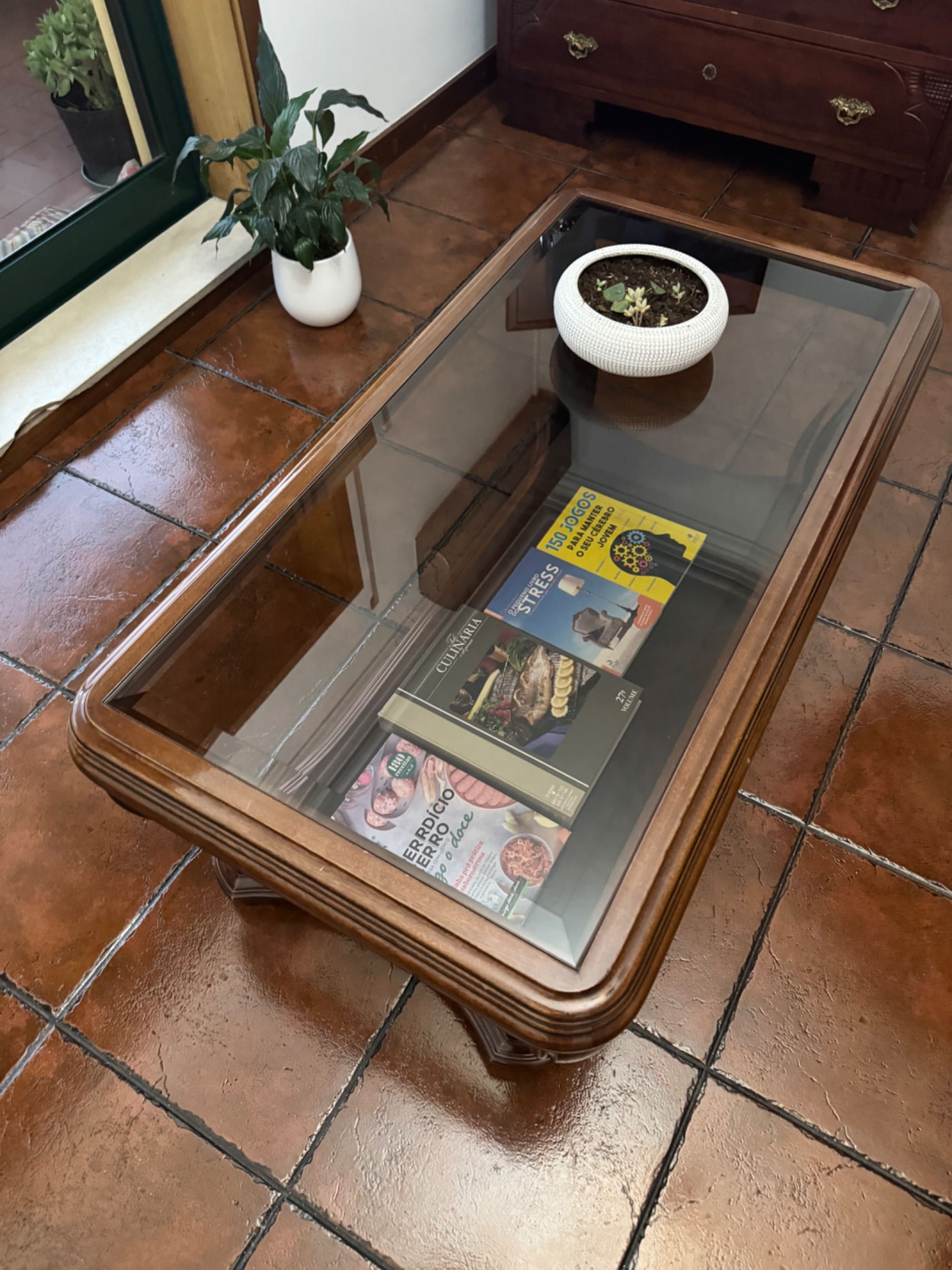 Mesa de centro mogno