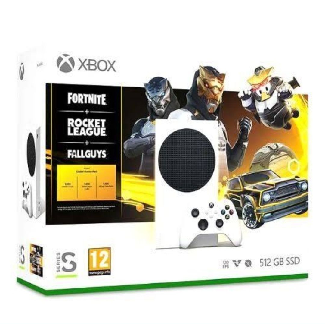 Xbox Series S 512Gb + 3 ігри ( Fortnite + Rocket league + FallGuys ).