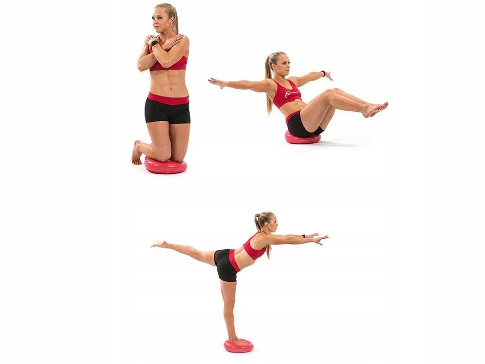 PODUSZKA SENSORYCZNA Sensomotoryczna DYSK Jeż BERET Fitness 32 cm.