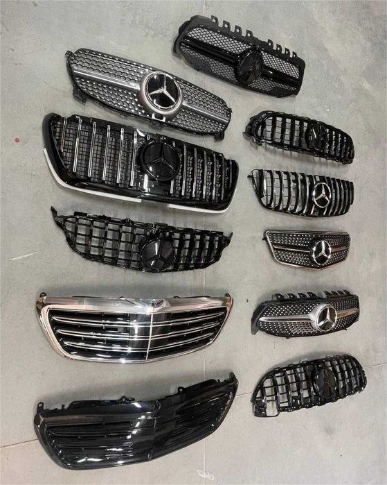 Новенькі решітки мерседес | решетки mercedes | решотки мерс