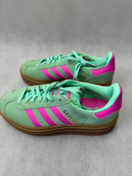 Adidas Gazelle Bold W Damskie Sneakersy Rozmiar 36 Turkusowe