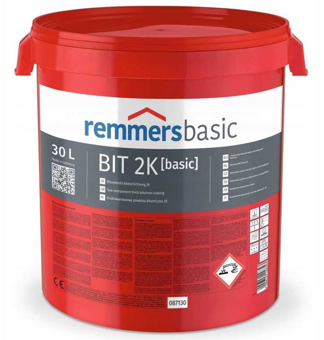 Remmers BIT 2K BASIC 30L powłoka bitumiczna, izolacja