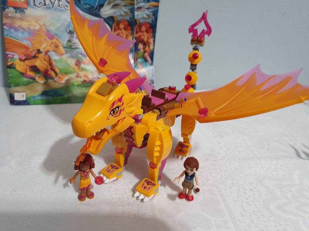 Оригинал LEGO Elves 41175 Лавовая пещера дракона огня