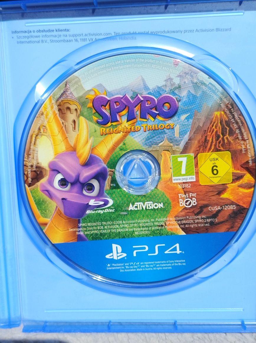 Gra PS4 Spyro Reignited Trilogy Polska wersja jezykowa