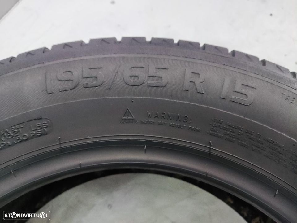 2 pneus semi novos 195-65r15 michelin - oferta dos portes