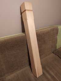 Drewniane, sosnowe (klejone) słupki, 5 sztuk
