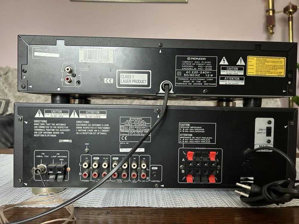 Pioneer odtwarzacz CD ze wzmacniczem