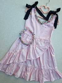 Красивое нарядное платье для девочки обруч 350 гривен