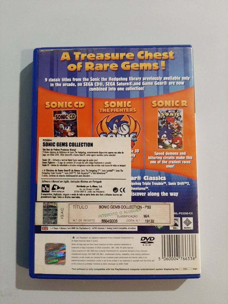 Sonic Gems Collection PS2