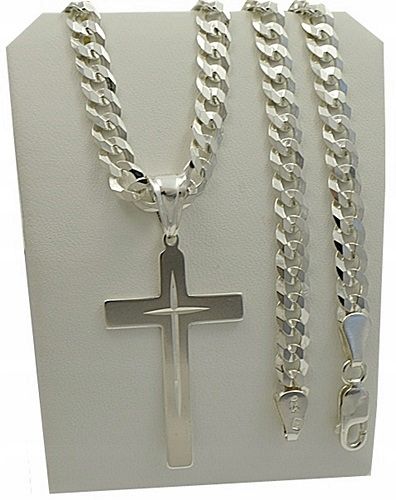 Łańcuszek Srebrny Pancerka + KRZYŻYK / - 50% !!!