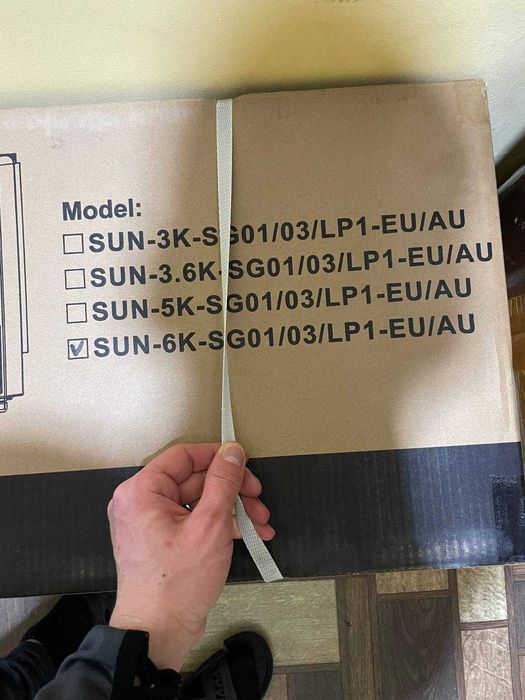 Інвертор Deye 6kW 6кВт SUN-6K-SG01/03/LP1-EU Оригінал в наявності!