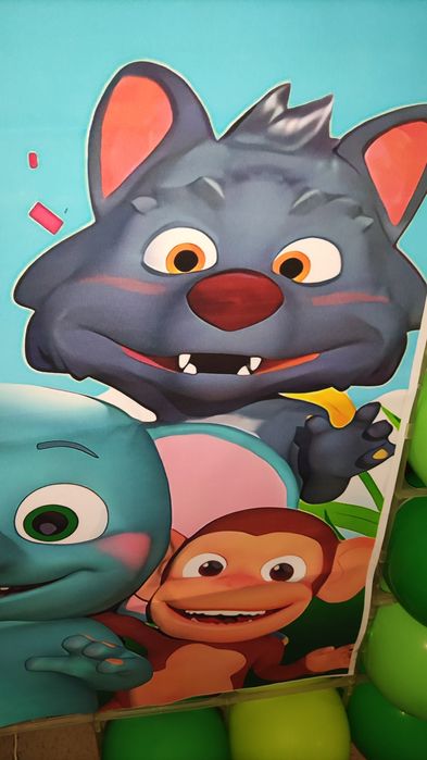 Tela em tecido Cocomelon