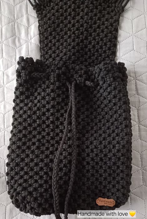 Eco Plecaczek z Makramy - Handmade w stylu Boho