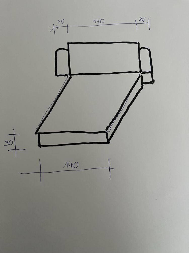 Kanapa 2-osobowa beżowa IKEA rozkładana