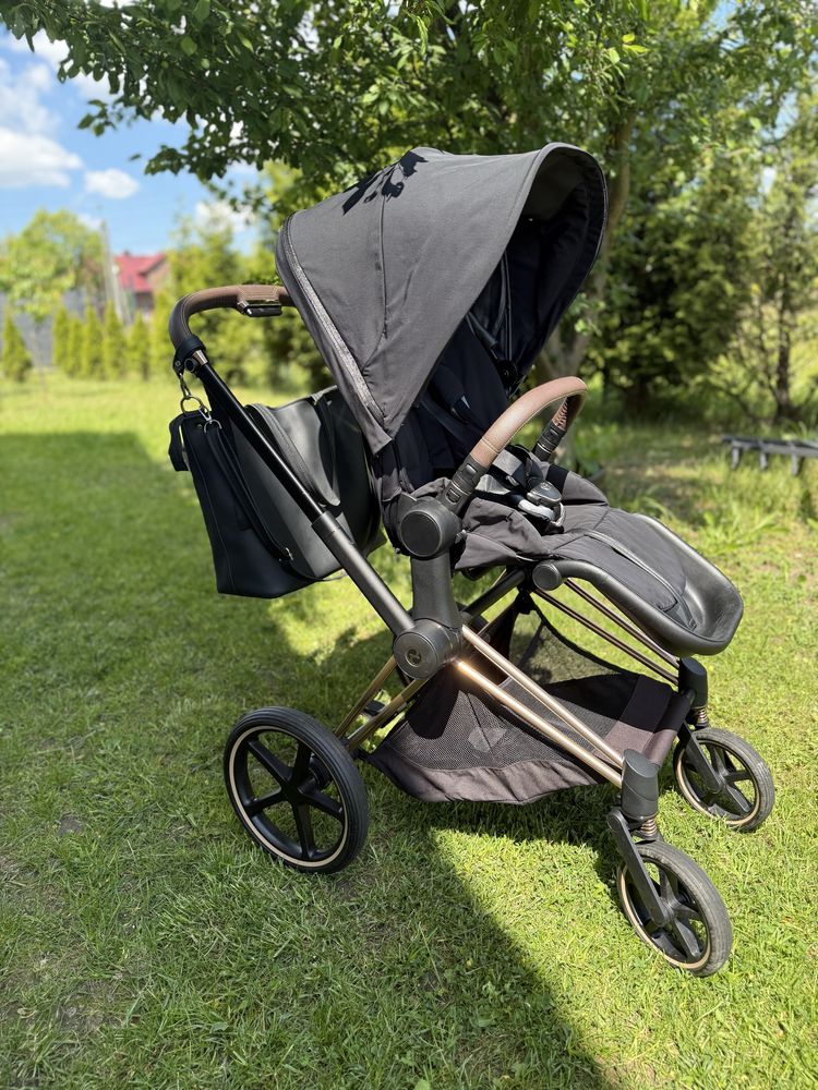 Wózek Cybex Priam 4.0 2w1 rose gold deep black