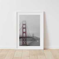Plakat USA! San Francisco Golden Gate! skandynawski loft industrialny
