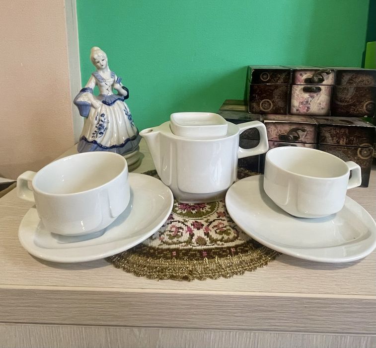 Чайний сет, сервіз Thun Чехія на даві персони