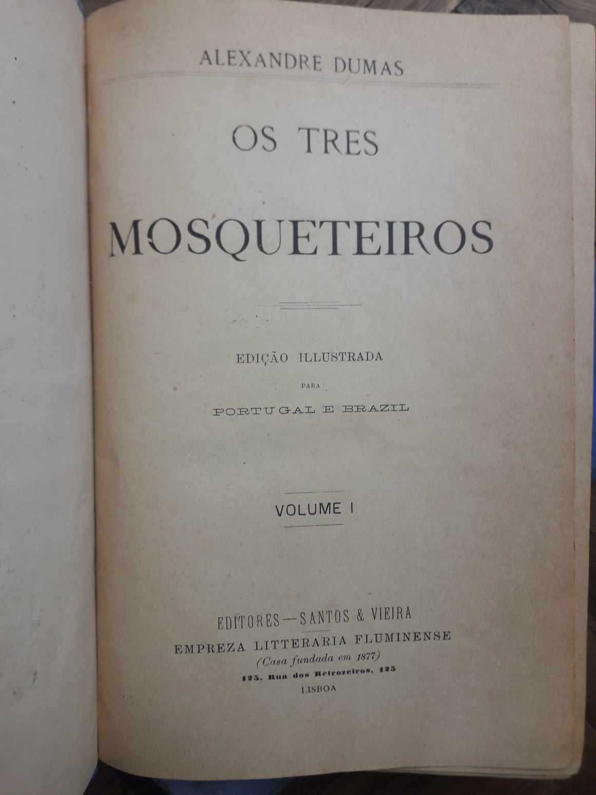 1ª Edição "Os 3 Mosqueteiros" - Alexandre Dumas PT/BR