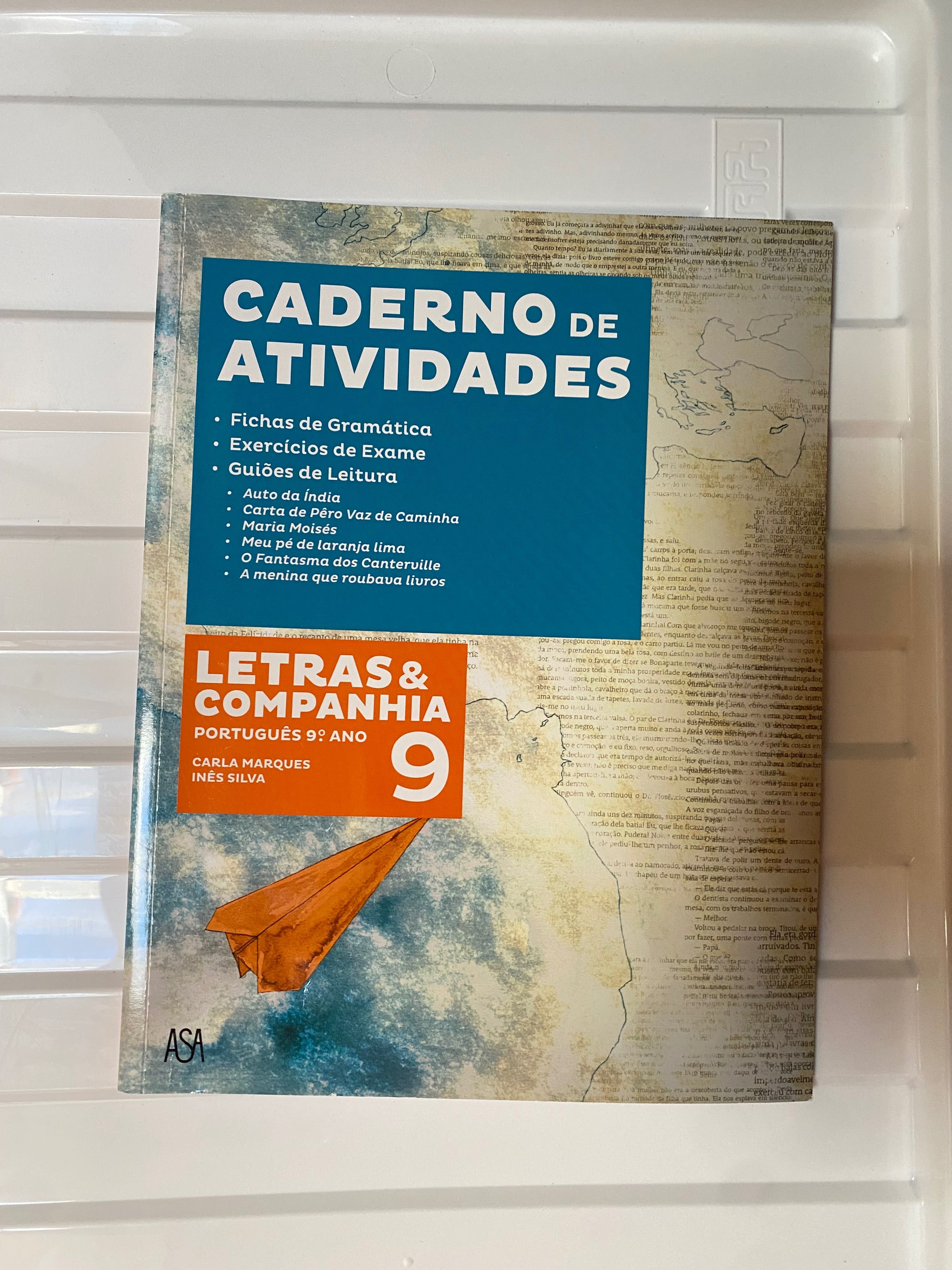 caderno de atividades português 9.º ano
