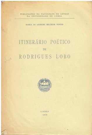 11287 - Itinerário poético de Rodrigues Lobo de Maria de Lourdes