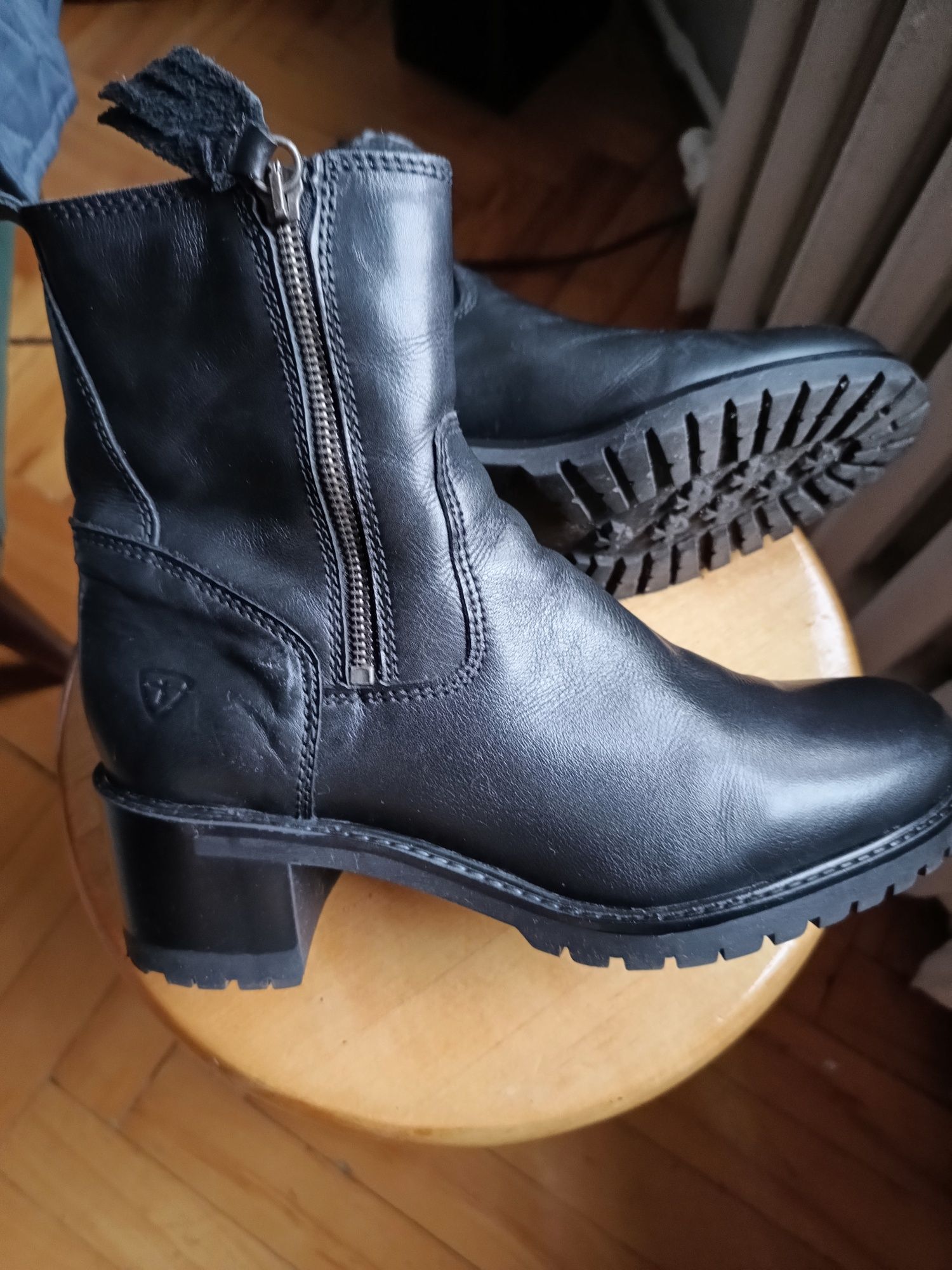 Botki Tamaris czarne 39