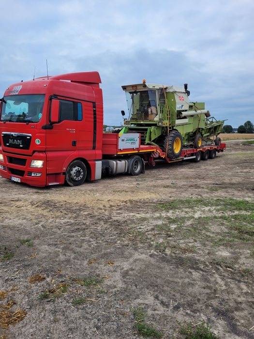 Usługi tranportowe nienormatywnych  kombajnów koparek