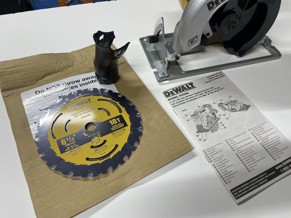 Дискова пила по дереву DeWalt DCS566/DCS565