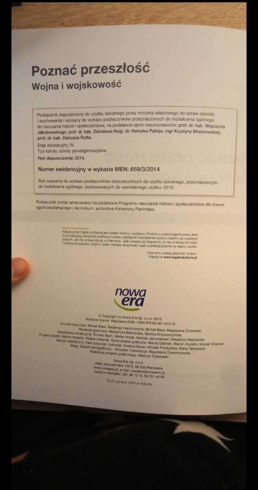 Podręcznik dla liceum i technikum historia wojna i wojskowość