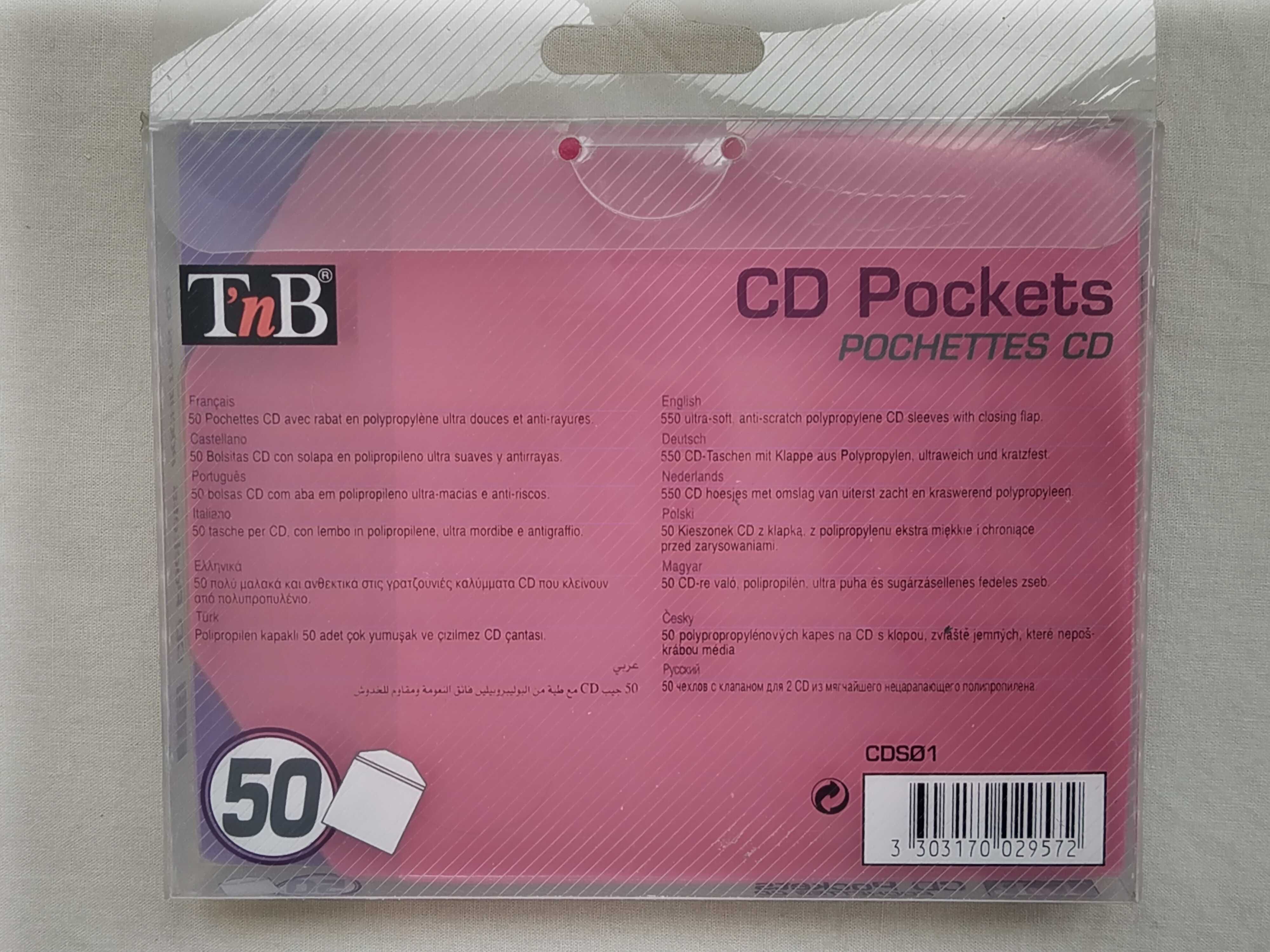 Bolsas para CD's - pack de 50