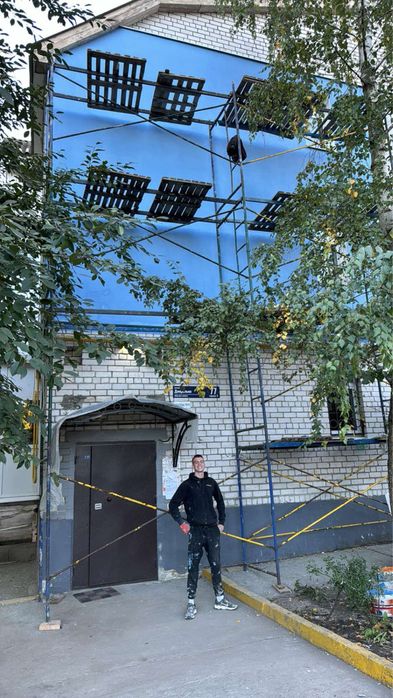 Якісне утеплення фасадів квартир і будинків пінопластом 10см